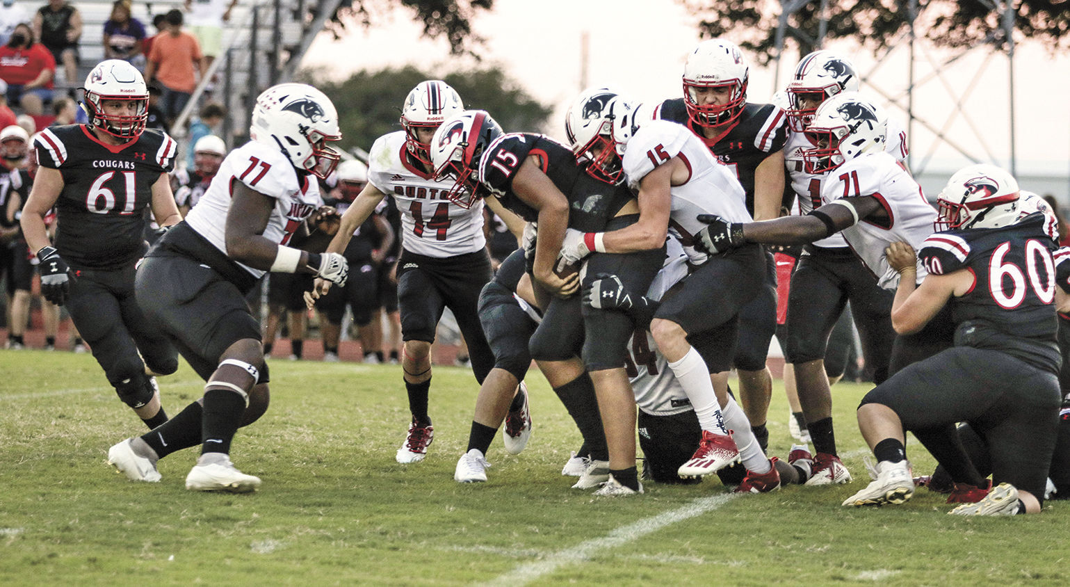 Making the tackle
